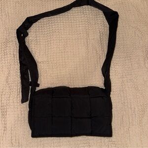 Black Puffer Style Crossbody